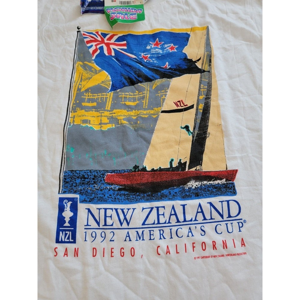 America's Cup 1992 NZL Challenge Men's Shirt XXL Vintage w/tags Canterbury NOS